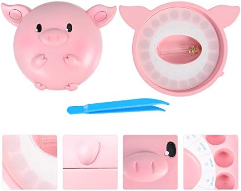 קיסאנג ' ל ילדה מתנות מתנה 2 סטי חזיר קרמיקה יום הולדת עיצוב כשות זיכרון אחסון שיניים בעלי החיים ארגונית חמוד יפה עם עבור את