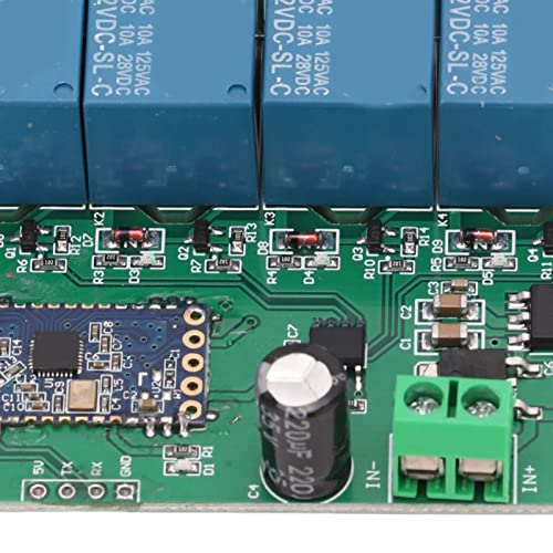 ממסר לוח ממסר, מודול ממסר נגד הפרעות 4 ערוץ PCB שלט רחוק צריכת חשמל נמוכה עבור בית חכם DC12V