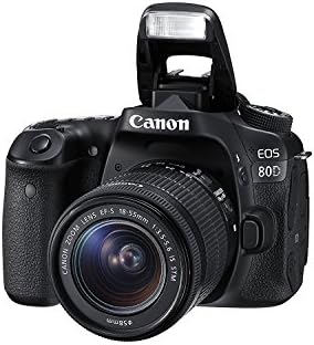Canon EOS 80D ערכת SLR דיגיטלית עם EF-S 18-55 ממ f/3.5-5.6 ייצוב תמונה עדשת STM-שחור