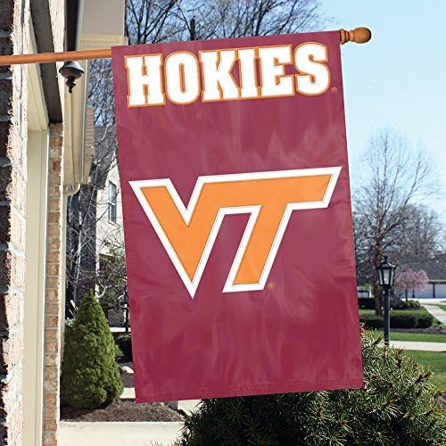 חיה המפלגתית Virgina Tech Hokies Banner College Flag, 44 X 28, AFVT