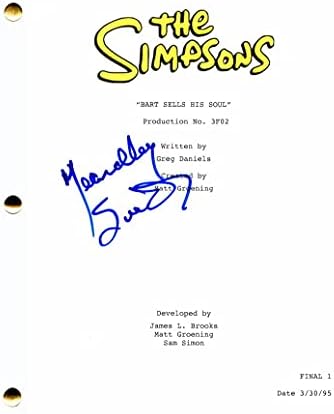 ג'ינלי סמית 'חתמה על חתימה - סימפסון תסריט הפרק המלא - מאט גרנינג, ליסה סימפסון, בארט, מארג', הומרוס, האנק אזריה, ג'ולי קונר,