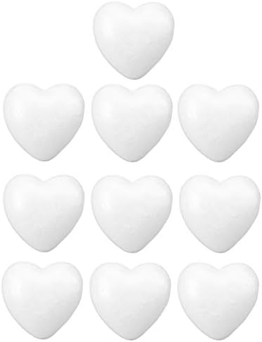 עיצוב גאדפארטי 10 יחידות קצף מלאכה לבבות לבבות בקצף קלקר בצורת לב לאומנויות ומלאכה שימוש בדוגמניות DIY פרח פרחי קישוטי לב חתונה
