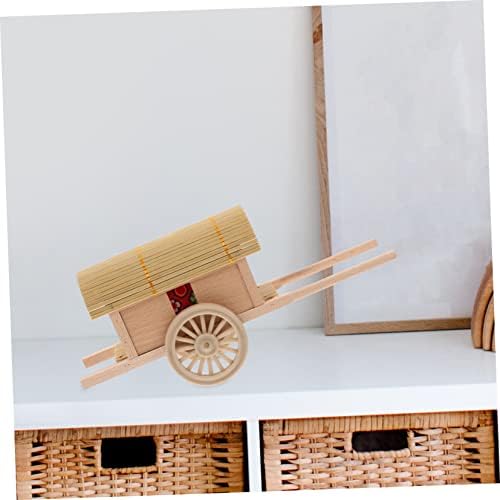 דגם גרנק דגם משרד תפאורה משרדי שולחן מים צעצועים מלאכותי פרה דגם עגלה מיניאטורית דגם עגלה סינית דגם מיני