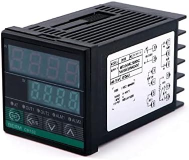 פלט כפול וממסר CH102 שני פלט ממסר LCD בדיגי דיגיטלי בקר טמפרטורה חכמה 48-240V AC