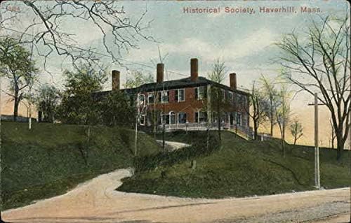האגודה ההיסטורית Haverhill, מסצ'וסטס MA גלויה עתיקה מקורית 1911 מקורית