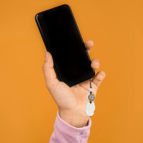 קסם מפתח שועל בצורת טלפון שרוך טלפון שרשרת ייחודי טלפון תליית דקור לרכב טלפון מאוורר בגדי דקור יפני דקור