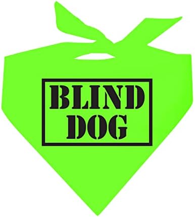 כלב עיוור ניאון כלב בנדנה