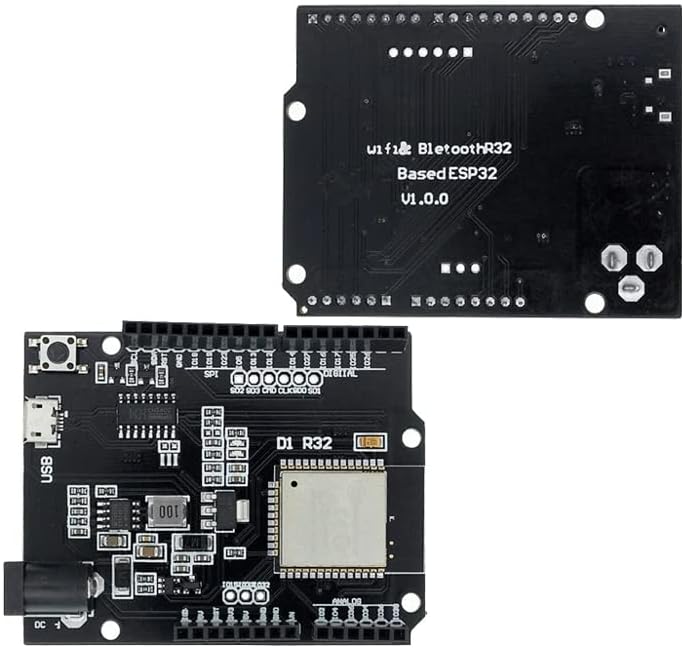 Redtagcanada עבור Wemos D1 ESP32 ESP-32 WIFI Bluetooth 4MB Flash UNO D1 R32 מודול לוח CH340 CH340G מועצת פיתוח עבור Arduino