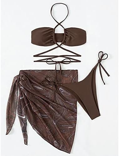 מיאשוי בתוספת גודל בגדי ים לנשים שתי חתיכה חמניות שלוש חתיכה בגד ים ביקיני עם בגד ים מכנסיים קצרים עבור