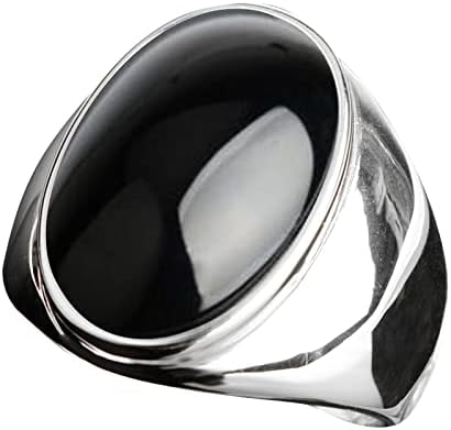 טבעות דקות של יסטו לנשים נירוסטה מלאכותית טבעת אבן אבן טיטניום טבעת פלדה