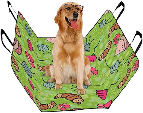 כיסוי מושב כלב מותאם אישית עיצוב אפייה יצירתיות הדפסה חמודה כיסויי מושב לרכב לכלבים עמיד למים ללא החלקה עמיד רך