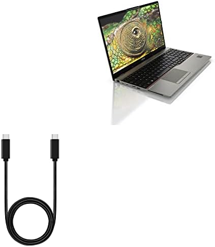 כבל Goxwave תואם ל- Fujitsu Lifebook U7512 - DirectSync כבל PD - USB -C ל- USB -C, סוג C כבל מטען 3ft וסנכרון