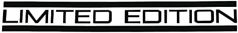 מערך זוג מדבק מהדורה מוגבלת מדבקה ויניל סמל סמל מתאים למכוניות אוניברסליות משאיות רכב שטח מחשב נייד דלת חלון קטנוע