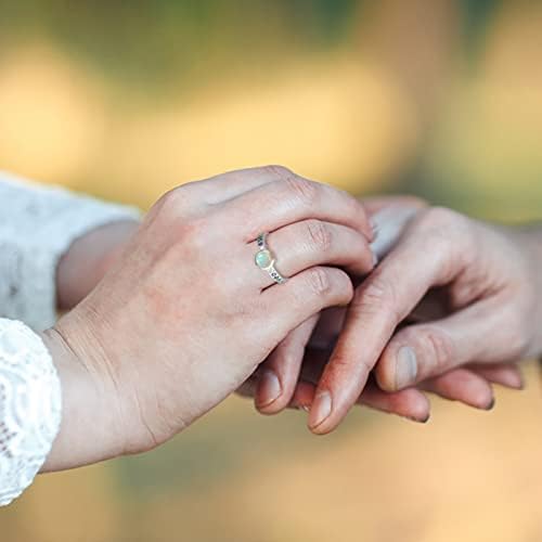 טבעת זירקון צבעונית בהתאמה אישית טבעת טבעת טבעת טבעת טבעות זוגיות חמודות