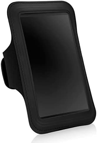 מארז גווי קופסאות עבור LG G7 THINQ - סרט זרוע ספורט, סרט זרוע מתכוונן לאימון וריצה עבור LG G7 THINQ - Jet Black
