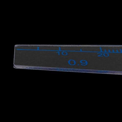 X-deree 10 ממ -70 ממ 0.9 ממ עובי פלסטיק מרגישים מפלסטיק פער מילוי מילוי מדידת (10 ממ -70 ממ 0,9 ממ דה אססור דה