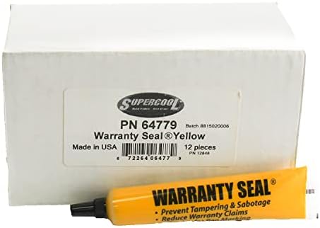 TSI Supercool אחריות Seal ™ חבילת סמן צהובה של 12 של 12