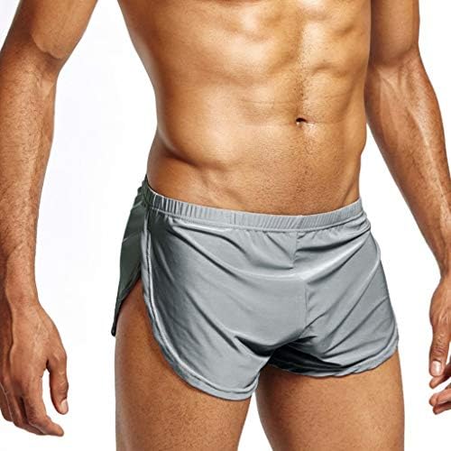 2023 קרח חדש נושם מכנסיים מוצקים משי קצרים תחתונים סקסיים תחתונים תחתונים בוקסר גברים תחתוני גברים גברים תחתונים תחתונים.