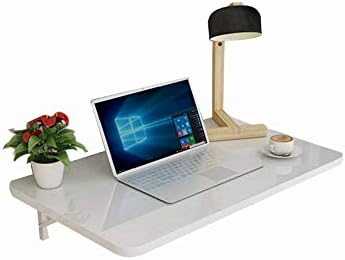 PIBM פשטות מסוגננת מדף קיר רכוב מדפי מתלה צפים שולחן מחשב מתקפל שולחן עבודה פשוט חוסך שטח נושא חזק, 12 גדלים,