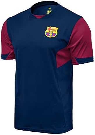 אנשי ספורט אייקון התואמים ל- FC ברצלונה רשמית כדורגל מורשה חולצת פולי חולצה ג'רזי -07