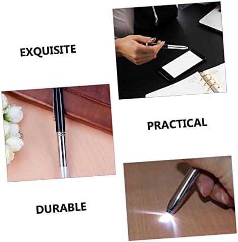 Solustre 25 PCS עטים קצה נקודת כדורים קיבולי עם LED למגע מסכי עט עט רב-פונקציונליים
