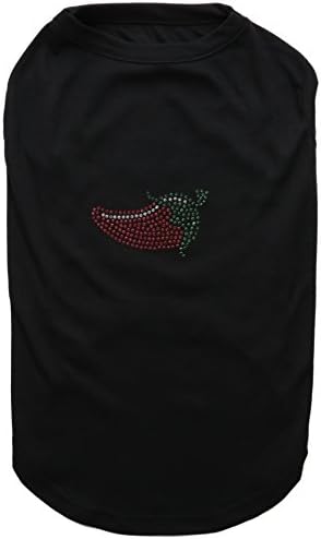 מוצרי חיות מחמד של מיראז 'ריינסטון חולצת פלפל צ'ילי, XX-LAGE, שחור