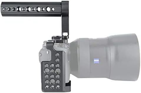 ערכת כלוב מצלמה של NICERIG עבור SONY A6400/ A6100/ A6300/ A6000, עם מהדק נעילת כבלים עליון גבינה