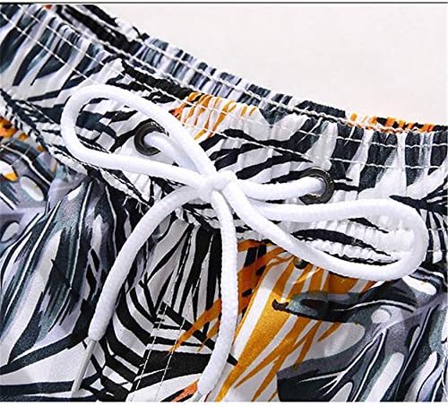 מכנסיים קצרים מזדמנים של נשים Andongnywell מכנסיים חוף מודפסים עמיד למים מכנסיים מיני מכנסיים קצרים
