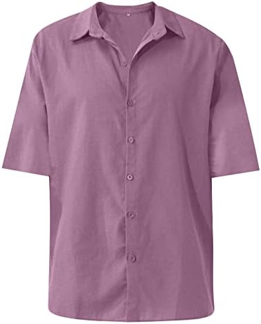 חולצת שרוול ארוך של ymosrh חולצה כותנה מזדמנת של גברים חולצות בצבע אחיד חולצות רופפות חולצה תרמית משקל כבד