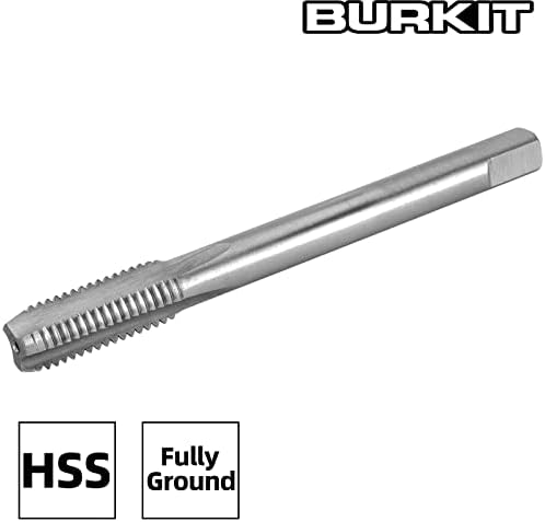 Burkit M8.5 x 1.25 חוט ברז יד ימין, HSS M8.5 x 1.25 ברז מכונה מחורץ ישר