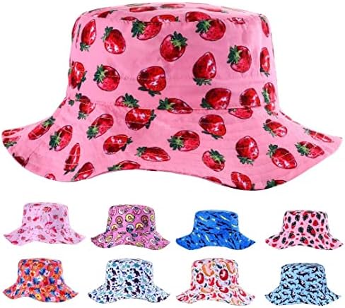 חוף ילדים שמש כובע הגנה רחב ברים קיץ דלי כובעי חמוד דיג כובעי עבור בנות בני