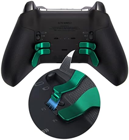 אביזרים לבקר של Xbox Elite סדרה 2 עם 9 ב 1 חבילת רכיבים, כוללים 4 אצבע אצבע החלפת מתכת ומשוטים, 1 כוחות D סטנדרטיים, תאים