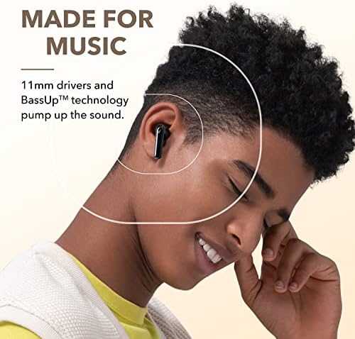3 אוזניות אלחוטיות אמיתיות עם צליל חבטות, 6 מיקרופונים לשיחות ברורות, ביטול רעשים פעיל במצב רב, זמן משחק 35 שעות,