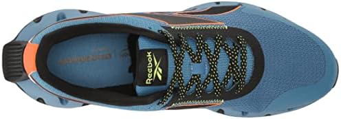 זיג דינמיקה 2.0 של Reebok גברים, נעל ריצה, כחול/שחור/כתום נרחב, 7, 7