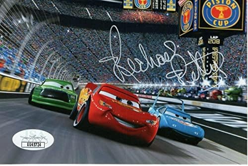 ריצ'רד פטי חתום על חתימה 4x6 מכוניות צילום המלך JSA UU45724 - תמונות NASCAR עם חתימה