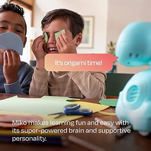 מיקו 3: רובוט חכם המופעל על ידי בינה מלאכותית לילדים / רובוט למידה וחינוך גזע / רובוט אינטראקטיבי עם אפליקציות