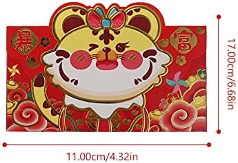 מעטפות אדומות סיניות 2022 נמר שנה אדום מנות מזל כסף מנות 2022 חדש שנה הונגבאו עבור סיני אביב פסטיבל חתונה יום הולדת