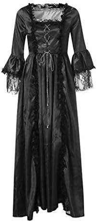 ויקטוריאני מימי הביניים שמלת עבור נשים גותיקה לנשף נסיכת שמלת 1800 רוקוקו כדור שמלות בתוספת גודל ליל כל הקדושים