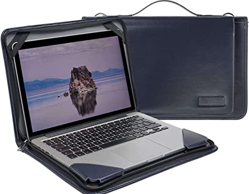 מארז שליח מחשב נייד של מחשב נייד כחול Broonel - תואם ל- Asus Metal Vivobook S413EA Full HD 14 אינץ '