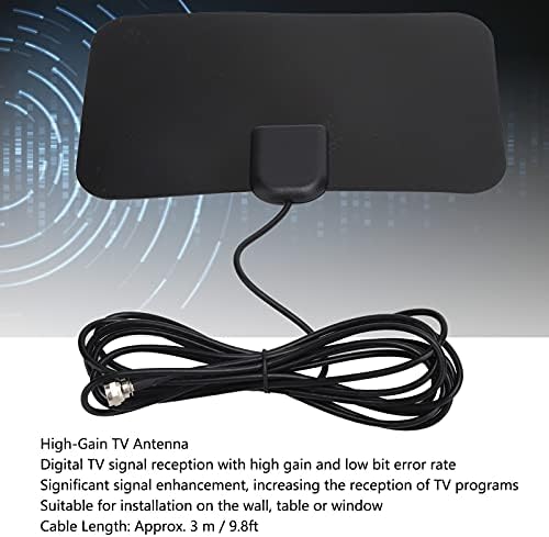 אנטנת טלוויזיה מקורה, רב כיוונית עיצוב קל להתקין גבוהה ביצועים קבלת אות אנטנה עבור בית עבור חכם / ישן טלוויזיה