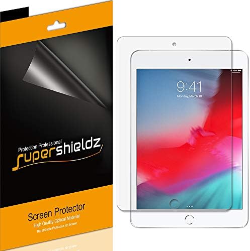 Supershieldz מיועד למגן המסך של Apple iPad Mini 5 ו- iPad Mini 4, אנטי סנוור ומגן אנטי אצבע