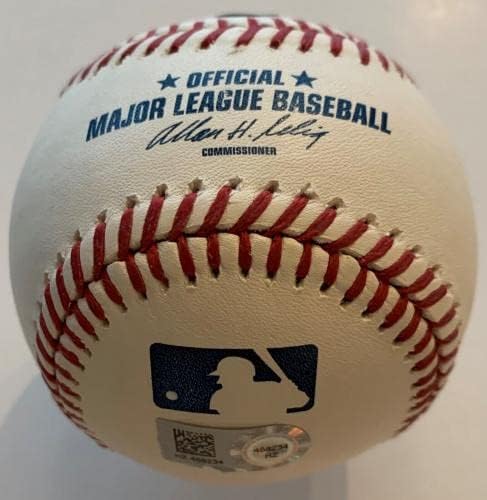 מאט הארווי חתם על בייסבול מטס קנזס סיטי רויאלס חיצה חתימה על MLB הולוגרמה COA - כדורי בייסבול חתימה