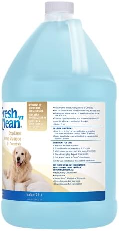 פטג טרי 'n שמפו ריחני נקי לכלבים - ניחוח פשתן פריך - 15: 1 תרכיז - 128 פלורידה