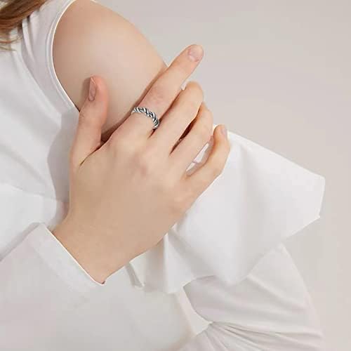 אירוסין טבעות לנשים בציר מעוות קו טבעת לנשים תכשיטים פופולרי אבזרים