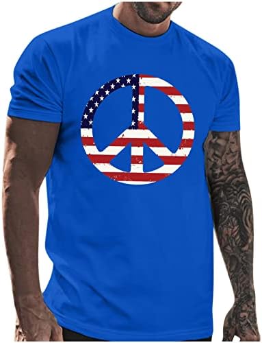 חולצת טריקו של דגל אמריקאי של חולצות וינטג