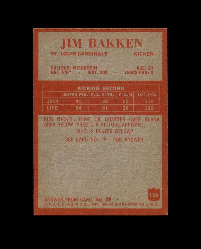 ג'ים בקקן יד חתמה על 1965 פילדלפיה סנט לואיס קרדינלס חתימה