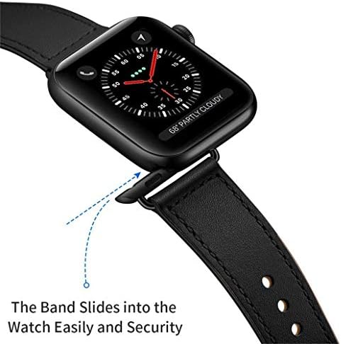 Kyisgos תואם לסדרת Apple Watch Ultra 8 7 6 5 4 3 2 1 SE2 SE פס עור אמיתי 49 ממ 45 ממ 44 ממ 42 ממ שחור וסגול