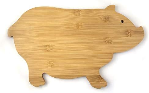 בית אוסף 4575, במבוק עץ חזיר חיתוך לוח חזיר בצורת הגשת לוח
