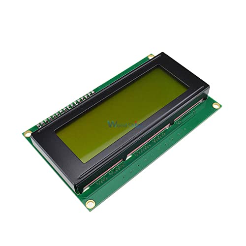תצוגה צהובה IIC I2C TWI SP I ממשק סידורי 2004 20x4 מודול LCD תו