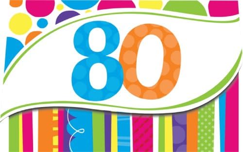 המרה יצירתית יום הולדת בהיר ונועז 70, 8 ספירה, 60